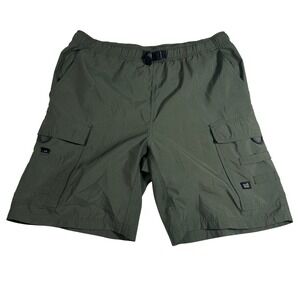 Nike ACG Mens Cargo Shorts Olive Green Belted Hiking Trail Gorpcore Size M